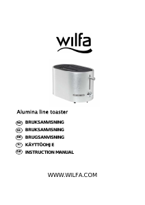 Bruksanvisning Wilfa Alumina Line Brödrost