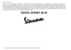 Handleiding Vespa Sprint 50 4T Scooter