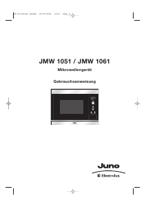 Bedienungsanleitung Juno-Electrolux JMW1061E Mikrowelle