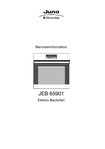 Bedienungsanleitung Juno-Electrolux JEB65901A Backofen