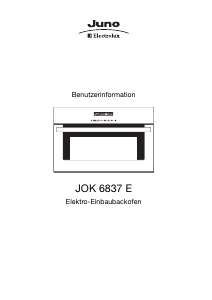 Bedienungsanleitung Juno-Electrolux JOK6837E Backofen