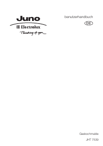 Bedienungsanleitung Juno-Electrolux JHT7539K Kochfeld
