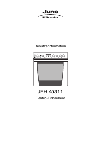 Bedienungsanleitung Juno-Electrolux JEH45311B Herd