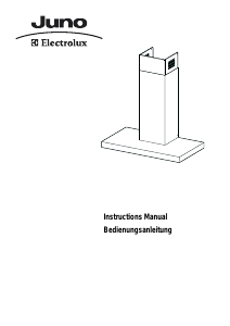 Bruksanvisning Juno-Electrolux JDK5571E Köksfläkt