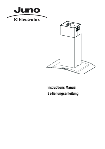 Bruksanvisning Juno-Electrolux JDI5571E Köksfläkt