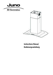 Bruksanvisning Juno-Electrolux JDI9582E Köksfläkt