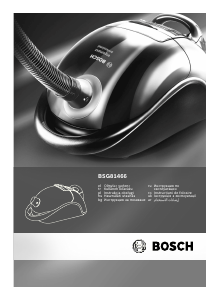 Kullanım kılavuzu Bosch BSG81466 Ergomaxx Elektrikli süpürge
