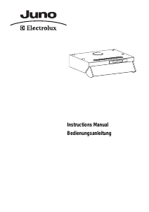 Bedienungsanleitung Juno-Electrolux JDU1231B Dunstabzugshaube