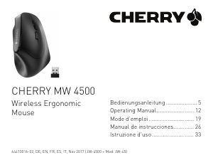 Handleiding Cherry MW 4500 Muis