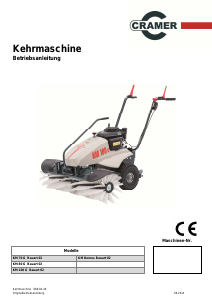 Bedienungsanleitung Cramer KM 80 G Kehrmaschine