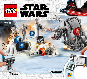 Manual Lego set 75241 Star Wars Action Battle Echo base defense