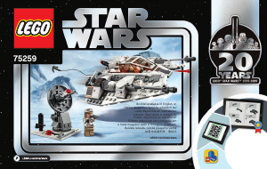 Návod Lego set 75259 Star Wars Snežný spíder