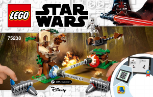 Käyttöohje Lego set 75238 Star Wars Action Battle Endorin hyökkäys