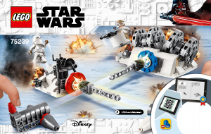Bedienungsanleitung Lego set 75239 Star Wars Action Battle Hoth Generator-Attacke