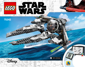 Manual Lego set 75242 Star Wars Black Ace TIE Interceptor