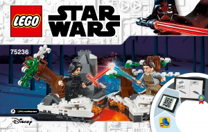 Návod Lego set 75236 Star Wars Duel na základni Hviezdovrah