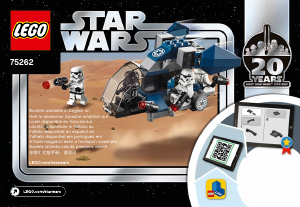 Návod Lego set 75262 Star Wars Výsadková loď Impéria