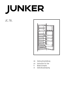 Manual Junker JC60TB20 Fridge-Freezer