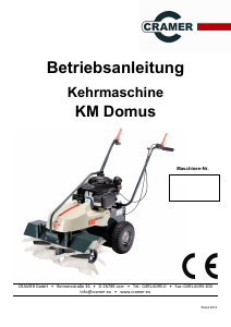 Bedienungsanleitung Cramer KM Domus Kehrmaschine