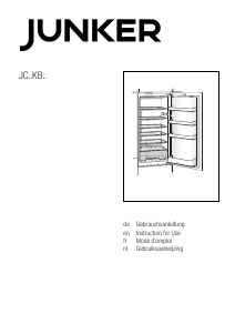 Mode d’emploi Junker JC20KB30 Réfrigérateur