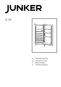 Mode d’emploi Junker JC40GB20 Réfrigérateur