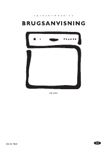 Brugsanvisning Electrolux ESF2435 Opvaskemaskine
