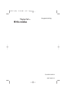 Brugsanvisning Electrolux ESF66810X Opvaskemaskine