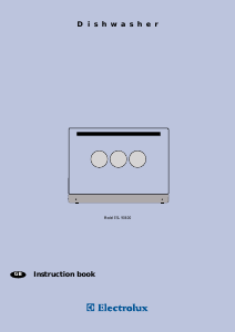 Bruksanvisning Electrolux ESL90600X Diskmaskin