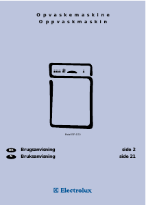 Brugsanvisning Electrolux ESF4110 Opvaskemaskine