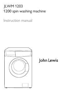 Handleiding John Lewis JLWM 1203 Wasmachine