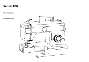 Bedienungsanleitung Veritas 868 Nähmaschine
