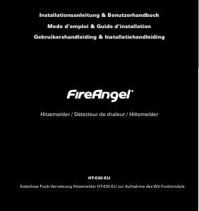 Mode d’emploi FireAngel HT-630-EU Détecteur de fumée