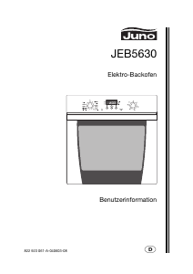 Bedienungsanleitung Juno JEB56301E Backofen