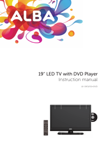 Handleiding Alba LE-19GV01+DVD LED televisie