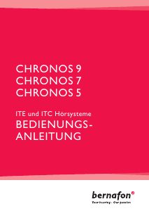 Bedienungsanleitung Bernafon Chronos 5 Hörgerät