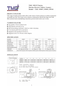 Handleiding TMC 99907 Toilet