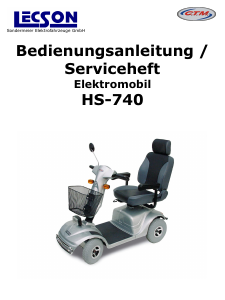 Bedienungsanleitung Lecson HS-740 Elektromobil