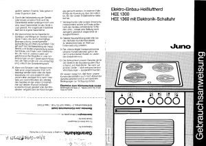 Bedienungsanleitung Juno HEE1000SW Herd