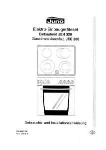 Bedienungsanleitung Juno JEH320W Herd