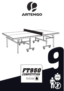 Kullanım kılavuzu Artengo FT950 Masa tenisi masası