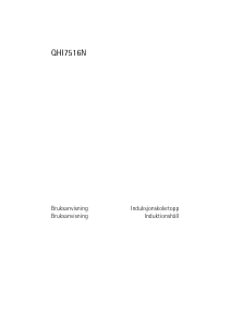 Bruksanvisning Husqvarna-Electrolux QHI7516N Häll