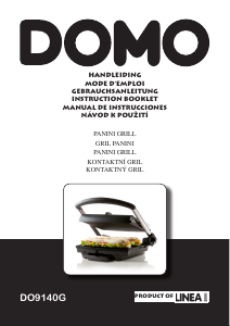 Handleiding Domo DO9140G Contactgrill