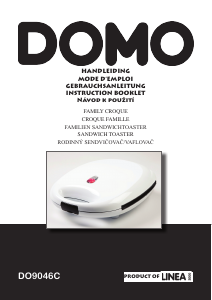 Manual Domo DO9046C Contact Grill