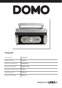 Manual Domo DO9183W Waffle Maker
