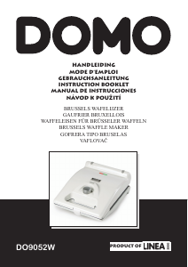 Manual Domo DO9052W Waffle Maker