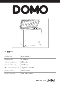 Manual de uso Domo DO935DVK Congelador