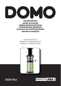 Manual de uso Domo DO9139J Licuadora
