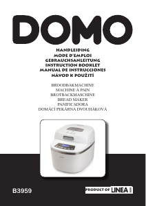 Manual Domo B3959 Bread Maker