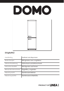 Mode d’emploi Domo DO982RKZ Réfrigérateur combiné