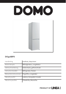 Manual Domo DO926BFK Fridge-Freezer